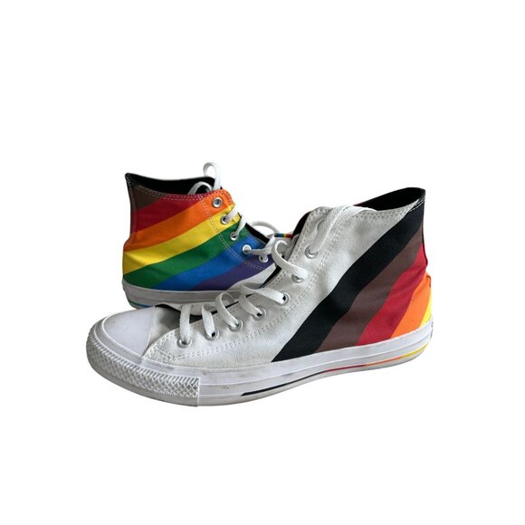 CONVERSE Pride Rainbow High Top Sneakers Sz Mens 11 / Womens 13 - Picture 10 of 10